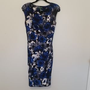 Floral print dress Ralph Lauren sz.6
